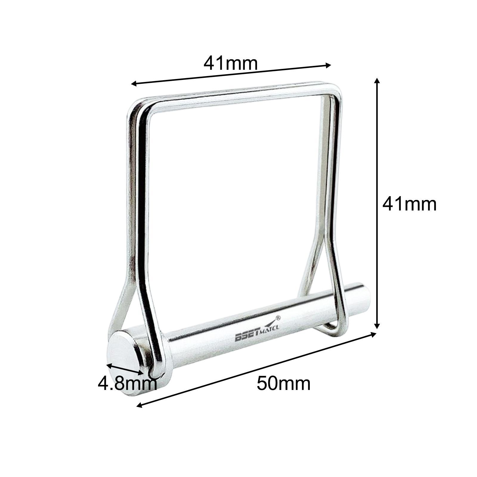 Square Shaft Locking Pin Heavy Duty for Farm Trailers Lawn