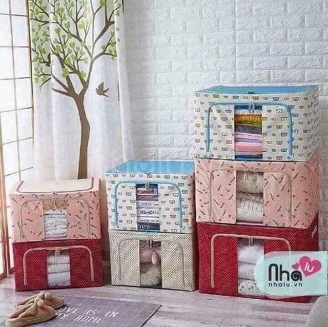 Túi đựng chăn màn có khung sắt siêu tiện dụng