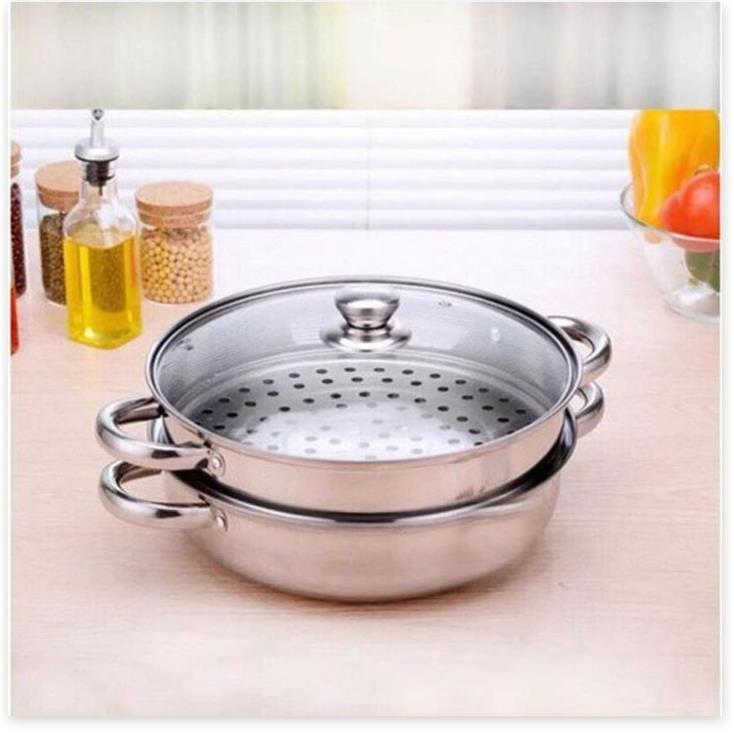 Nồi hấp inox 2 tầng POT size 28cm