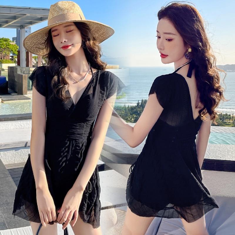 Đồ Bơi Nữ Kín Đáo Dạng Váy Mới - Bikini 1 Mảnh Giấu Bụng Cho Người Béo Mập