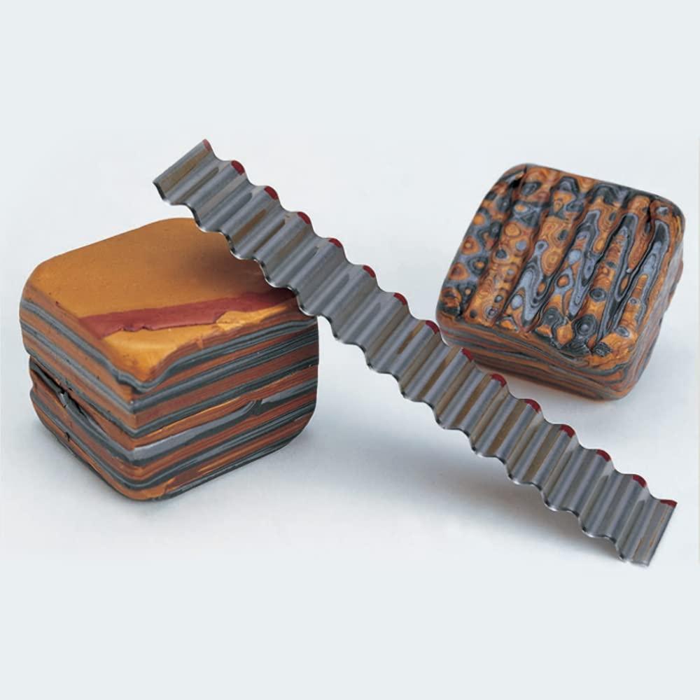 Đặt 6 máy cắt cookie linh hoạt trong đất sét polymer, lưỡi cắt đất sét, các dụng cụ cắt nhỏ, trung bình và lớn cho đất sét, DIY, mô hình, điêu khắc