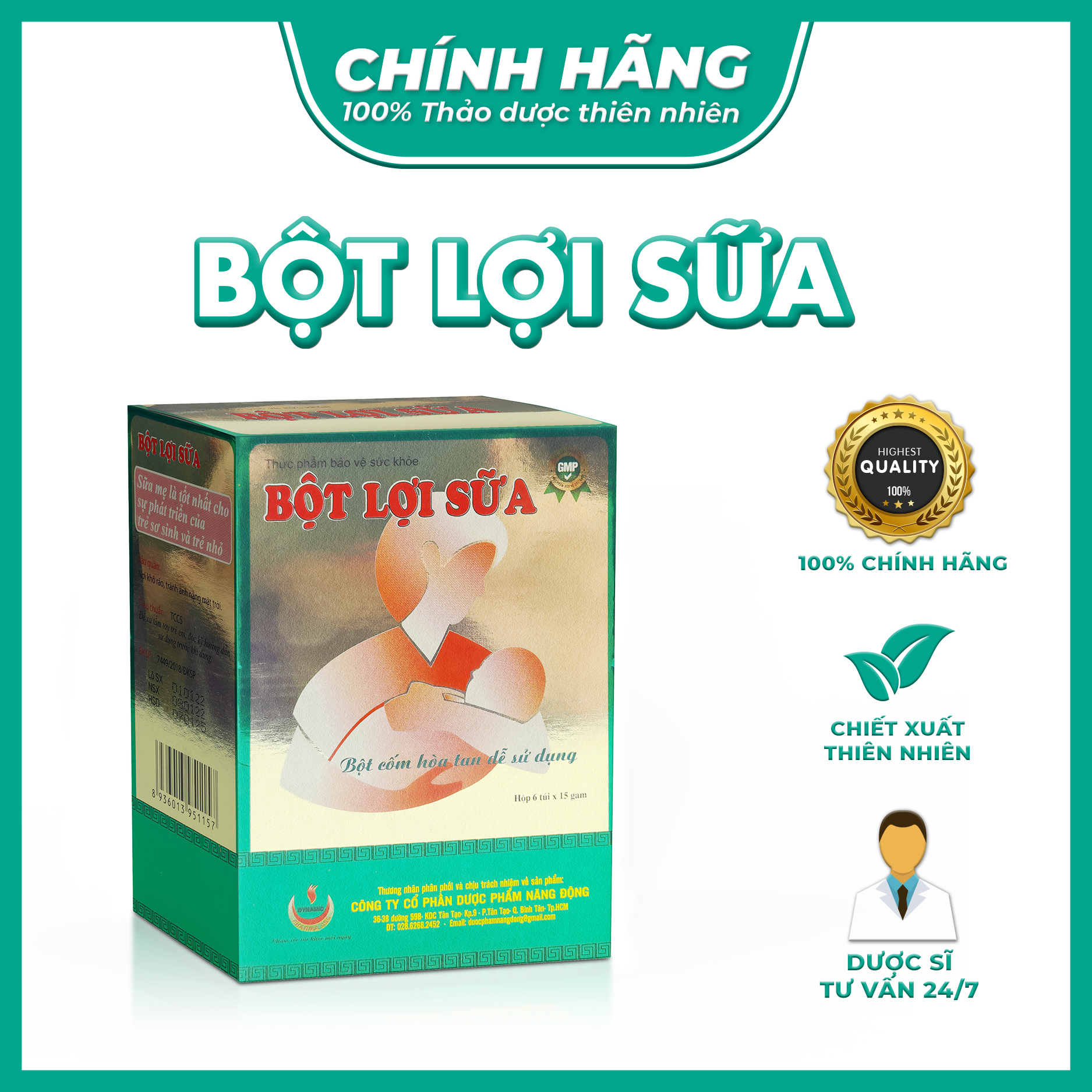 BỘT LỢI SỮA - NĂNG ĐỘNG - TĂNG TIẾT SỮA, THÔNG TUYẾN SỮA