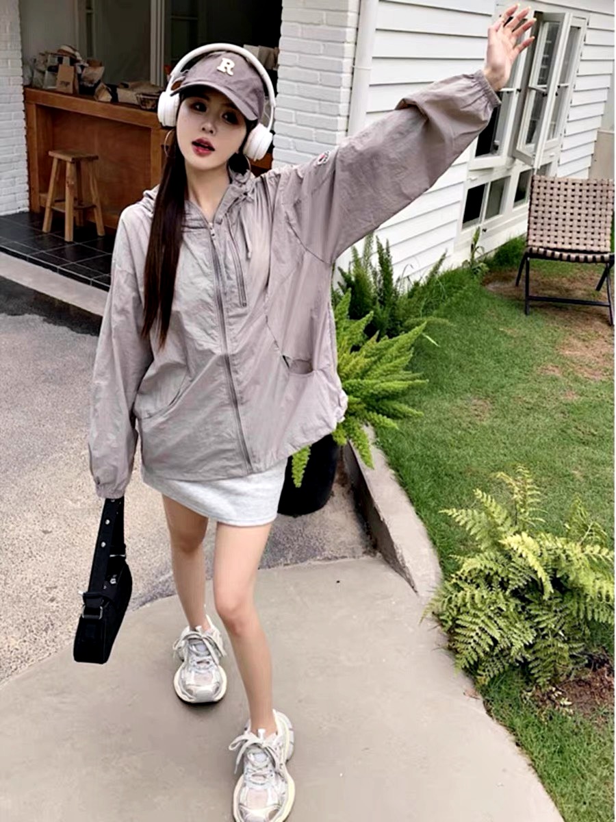 ÁO KHOÁC UNISEX RỘNG BIG SIZE ÁO GIÓ DÙ DÂY RÚT CÓ NÓN MÀU TRƠN PASTEL THỂ THAO ĐI CHƠI ĐI BIỂN ĐI HỌC DẠO PHỐ ĐI TIỆC
