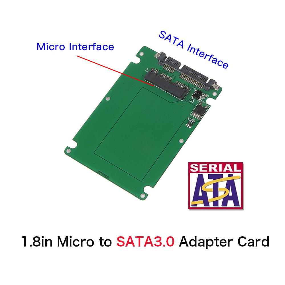 1.8 '' Micro SATA SSD sang 2.5''SATA HDD Card Adapter Card MSATA to SATA Converter Card