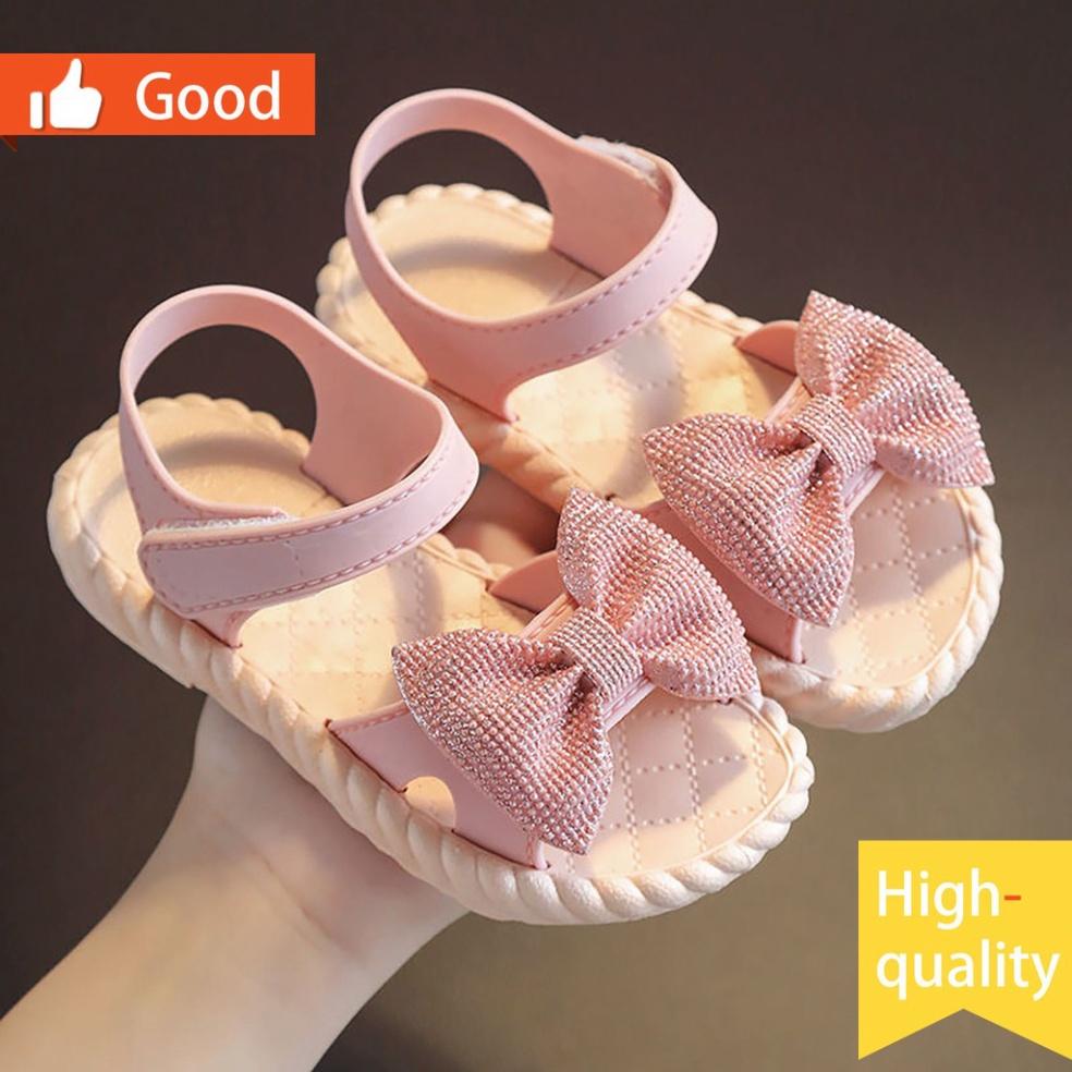 Cho Bé Giày sandals công chúa đi biển hở mũi đế mềm xinh xắn dành cho bé gái