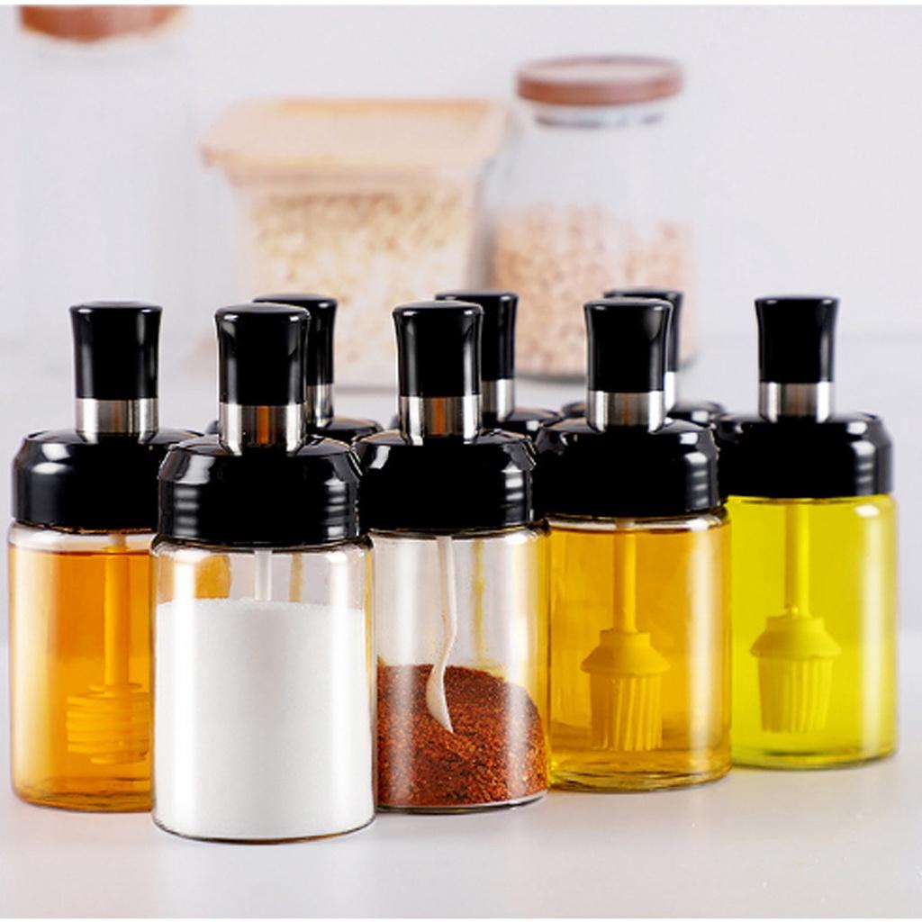 COMBO 5 Hũ đựng gia vị có thìa thông minh