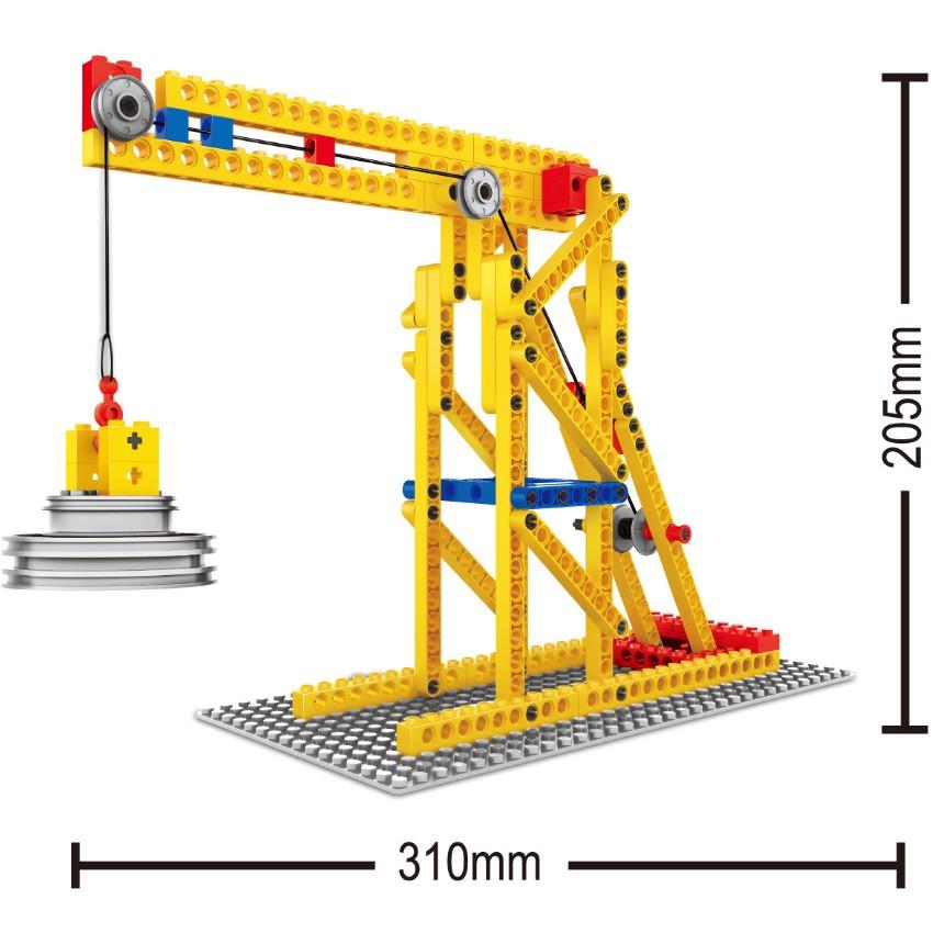 Đồ chơi lắp ráp mô phỏng cần cẩu 25x31 cm (3 trong 1)