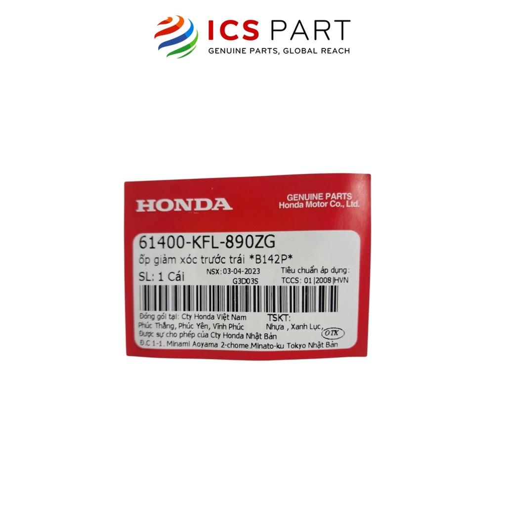 Ốp Giảm Xóc Trước (Ốp Vai) Trái B142P HONDA Future Màu Xanh Lục (Nhớt) (61400KFL890ZG)