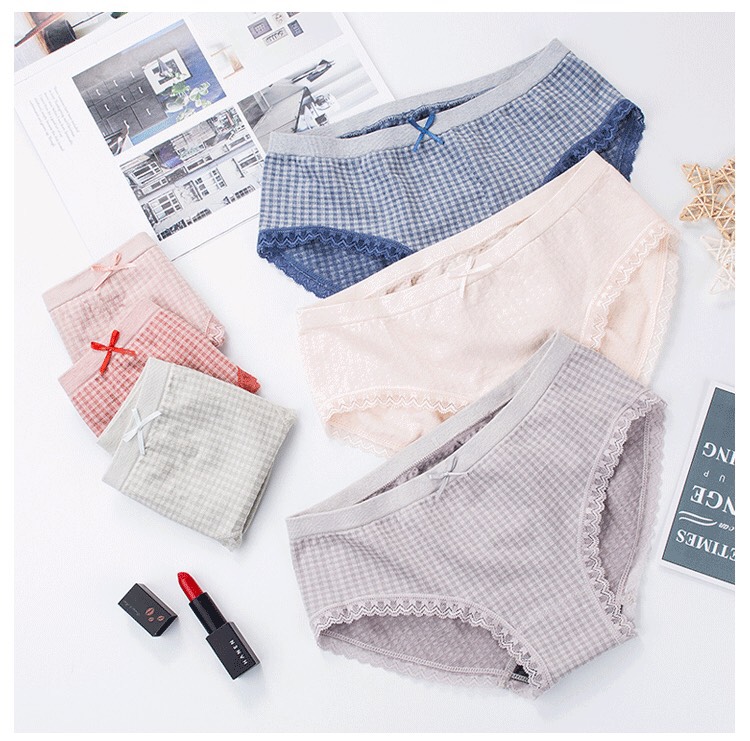 SÉT 5 QUẦN LÓT NỮ COTTON KHÁNG KHUẨN SIÊU CO GIÃN
