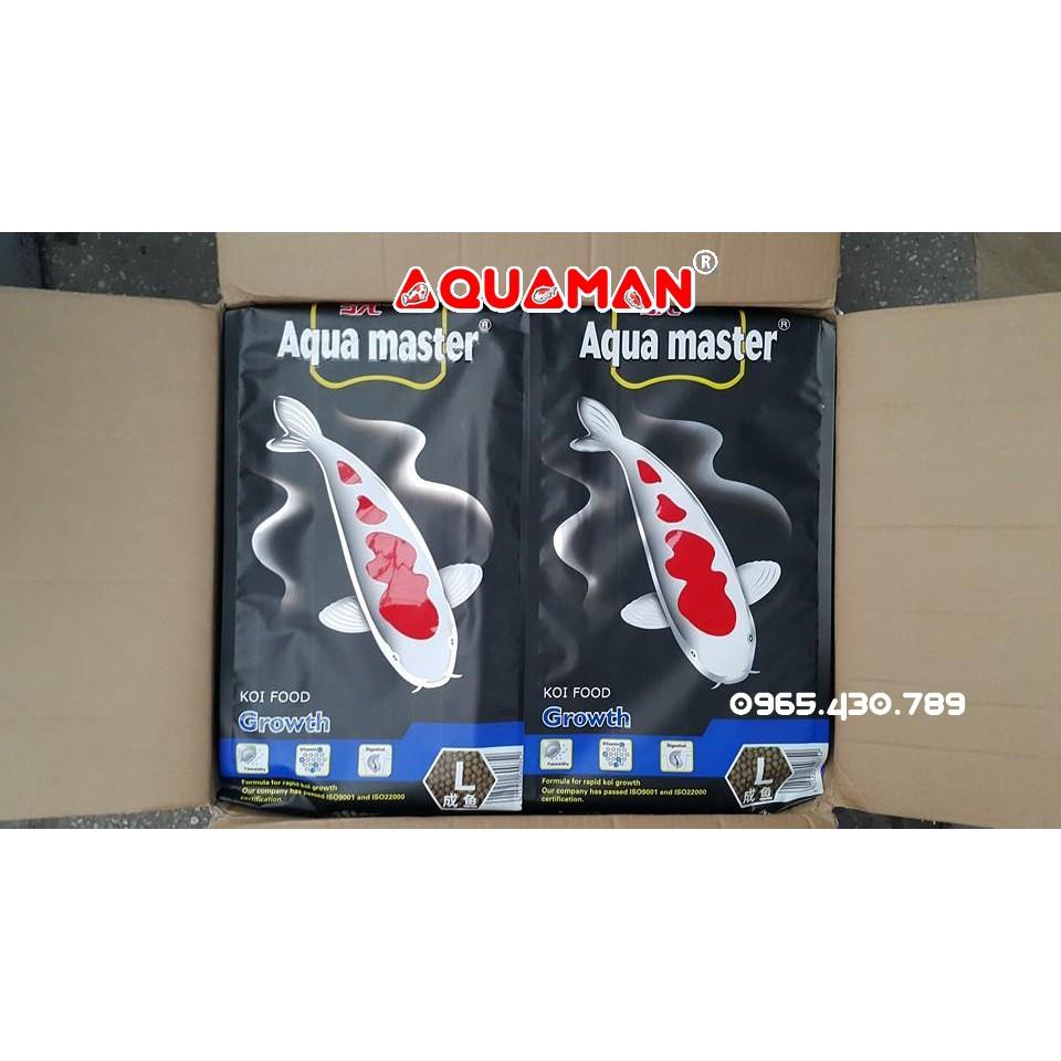 1kg AQUAMASTER AQUA MASTER Thức ăn cao cấp cá koi ( Staple , growth , hi growth , Color Enhancer)