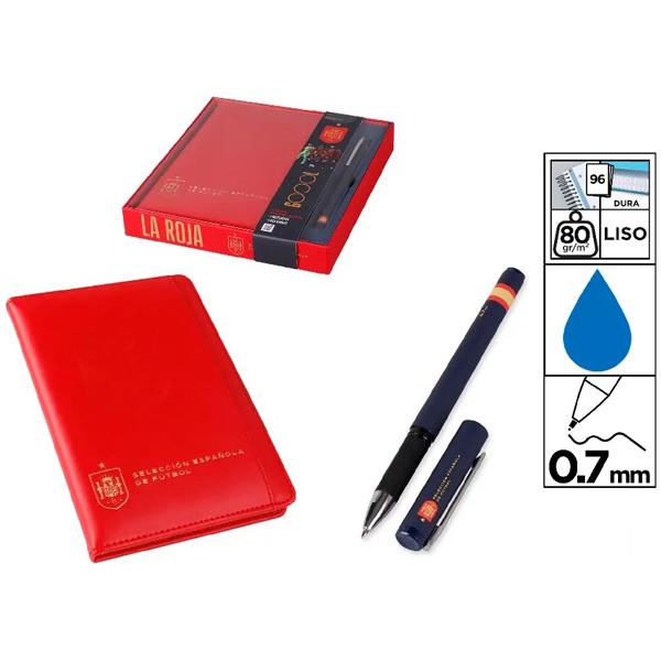 Sổ Ghi Chú Kèm Bút Bi La Roja - MP RF019-01 (Bút Bi Ngẫu Nhiên)