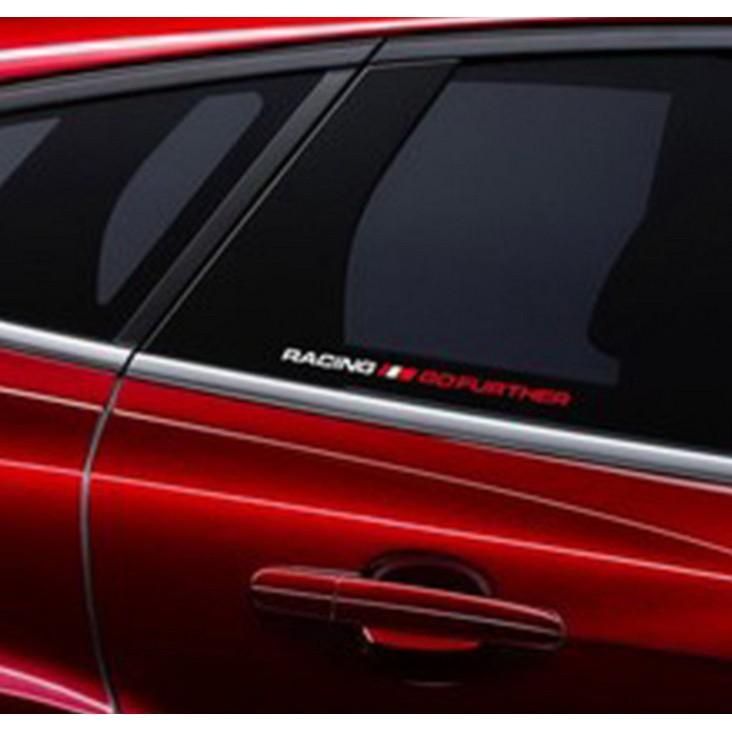 Tem Racing Go Further Phản Quang Dán Kính Cửa Sổ ô Tô MS-161