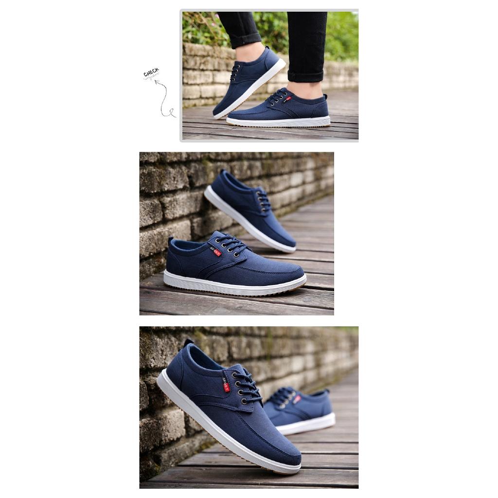 Giày Sneakers Thể Thao Nam Cổ Thấp