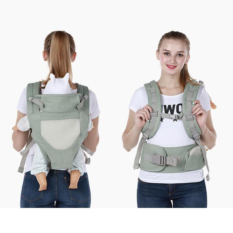 Ergonomic Em Bé Sơ Sinh Kid Cho Bé Hipseat Sling Mặt Trước Kangaroo Quấn Bé Tàu Sân Bay Cho Du Lịch Cho Bé 0-36 tháng
