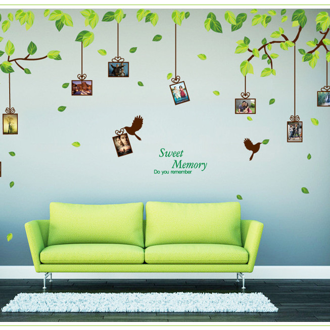 Decal dán tường Cây treo ảnh 7 AmyShop DCX014