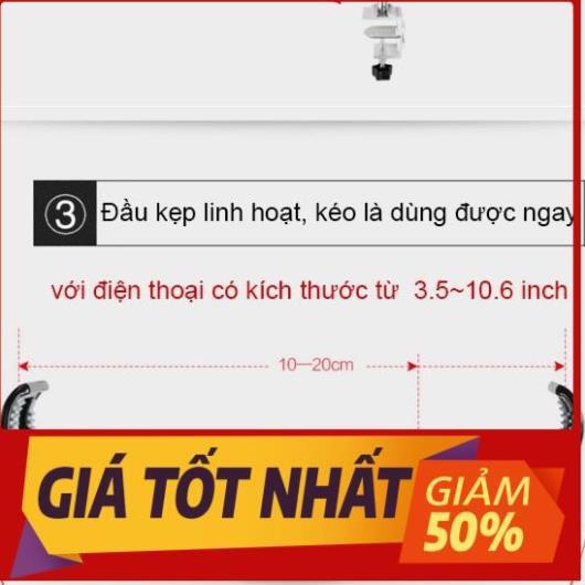 Giá đỡ điện thoại đa năng để đầu giường cây kệ chân đế ipad đt bàn làm việc xem phim livestream cao cấp