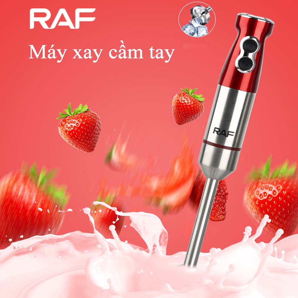 Máy Xay Cầm Tay Đa Năng RAF 1000W Bộ Chế Biến Ăn Dặm Cho Bé Kiêm Máy Xay Sinh Tố Mini Xay Thịt Cá Tỏi Ớt Bằng Tay Máy Nghiền Thực Phẩm Đa Năng Chất Liệu Hợp Kim Siêu Bền 