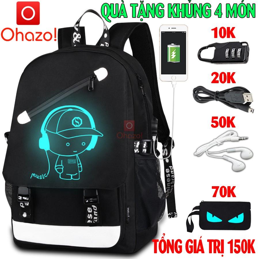 Balo nam nữ đi học phong cách phát sáng thời trang Ohazo! TẶNG