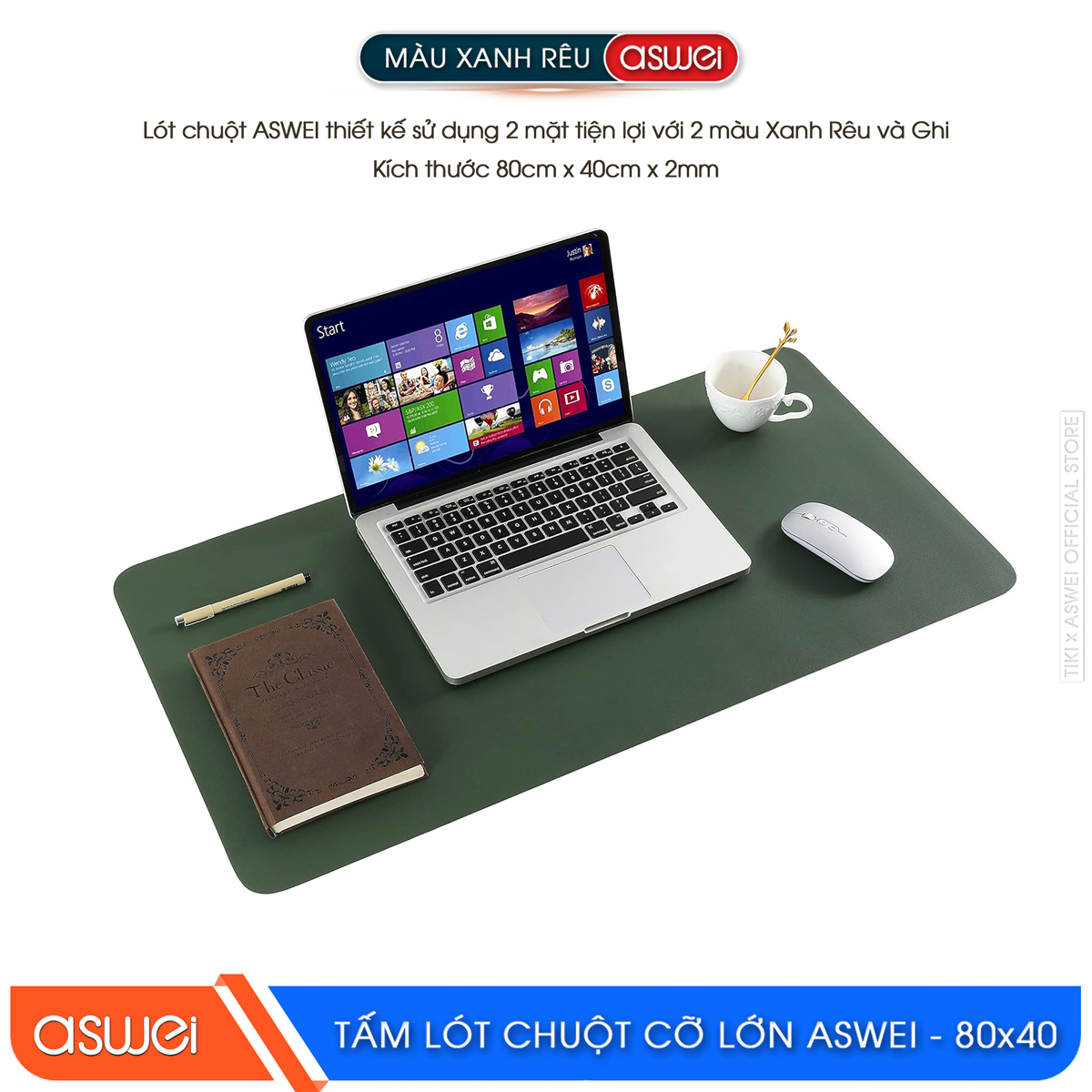 Lót Chuột Gaming ASWEI - Hàng Chính Hãng