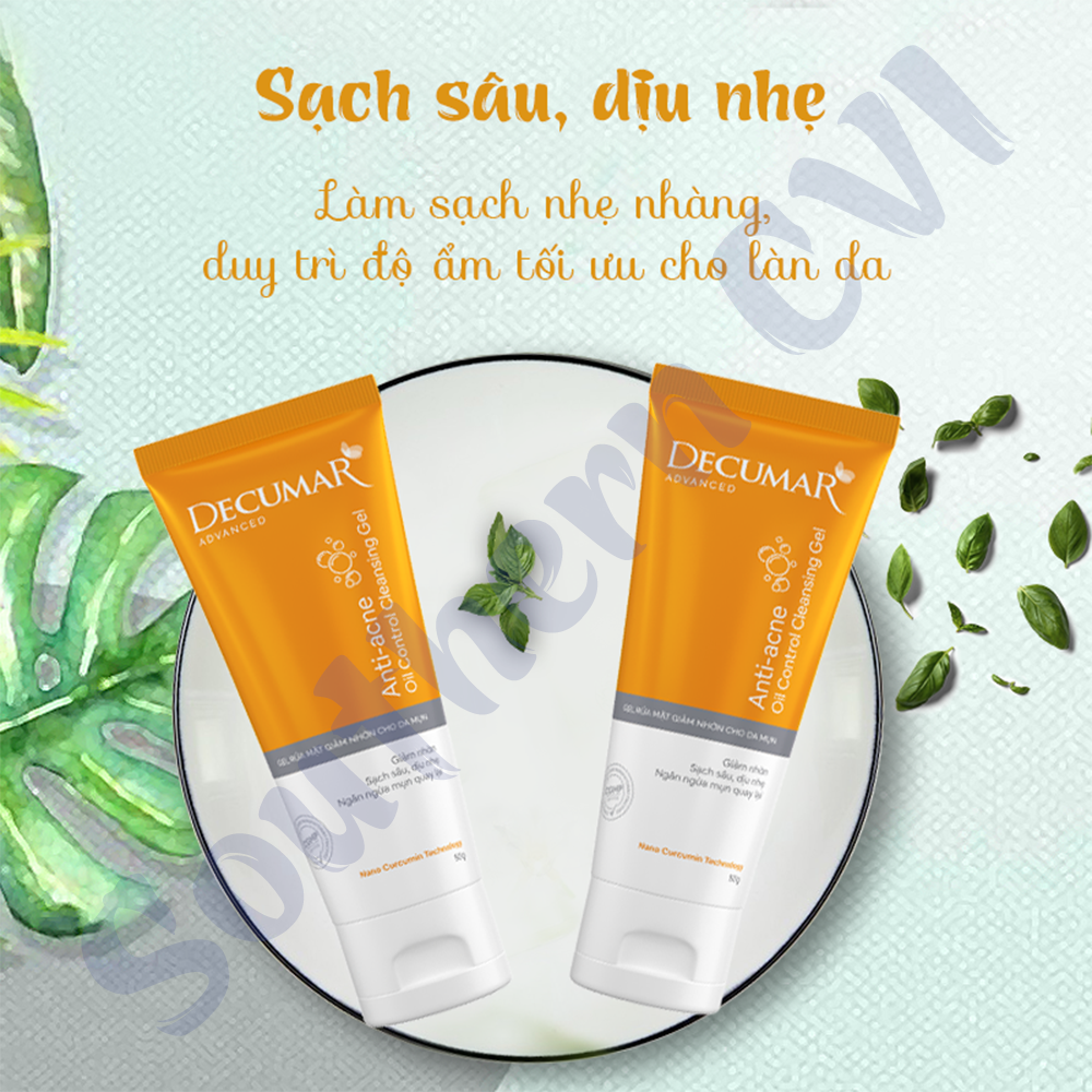 Decumar Gel Rửa Mặt 100G