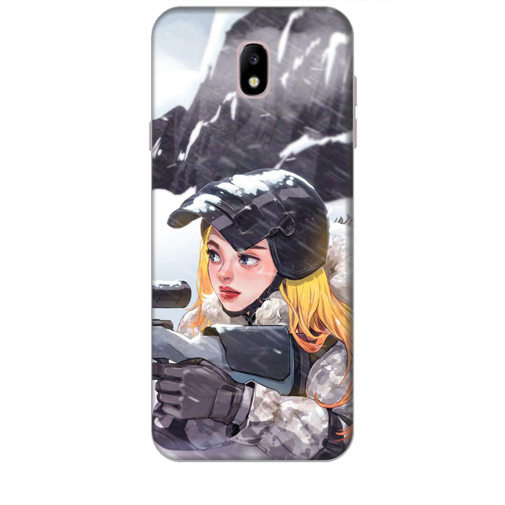 Ốp lưng dành cho điện thoại  SAMSUNG GALAXY J7 PRO hình PUBG Mẫu 11