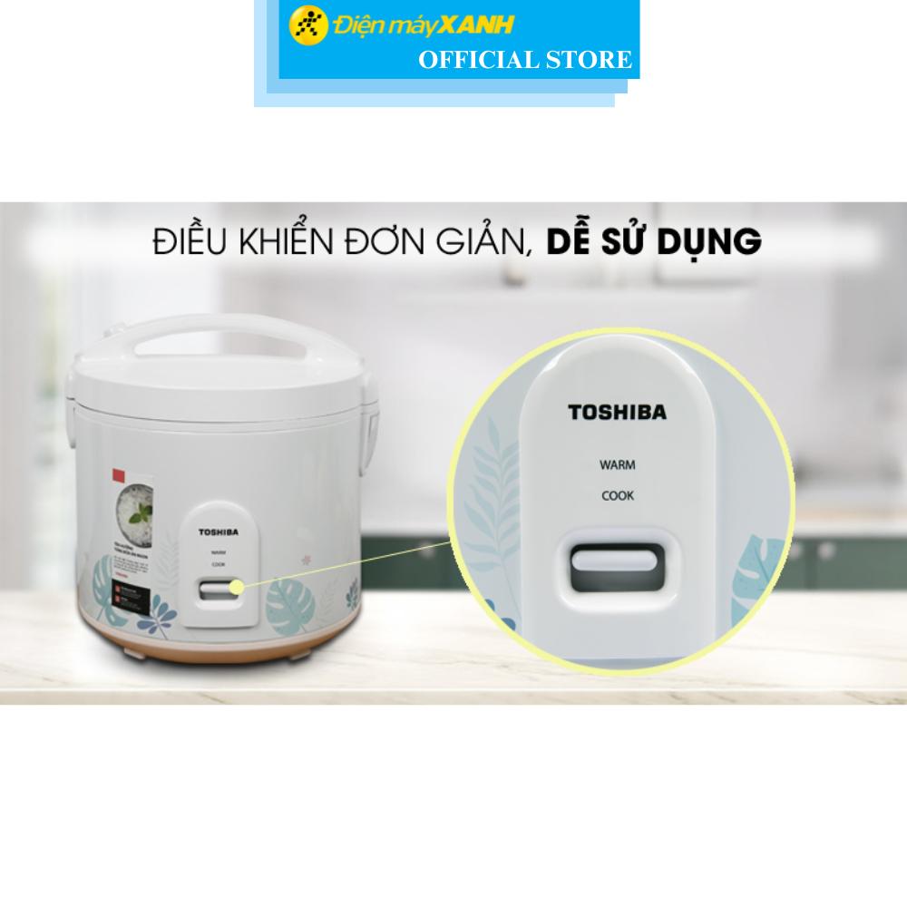 Nồi cơm nắp gài Toshiba 1.8 lít RC-18JH2PV(B) Hàng Chính Hãng