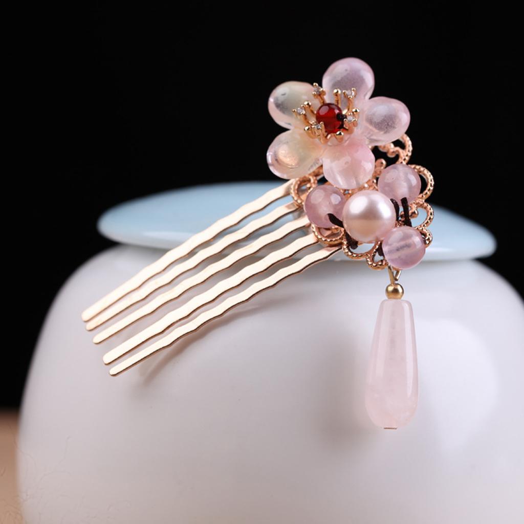 Hair Pin Hair Chopsticks Hairclips Hair Accessories Tool for Women Pink