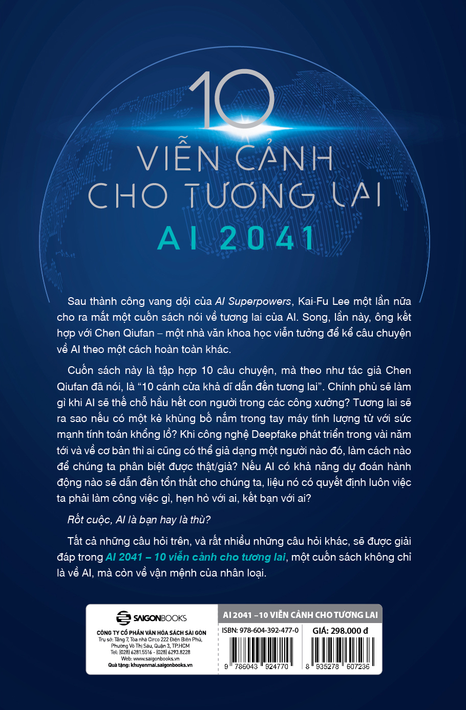 AI 2041 - 10 viễn cảnh cho tương lai