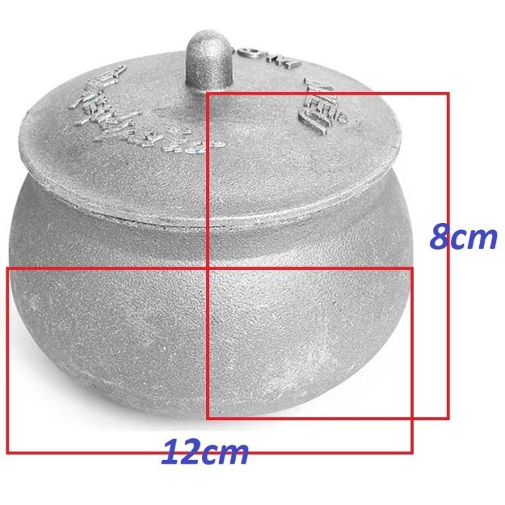 Nồi Cơm Niêu GANG bóng đẹp dùng gia đình, quán ăn, nhà hàng. Tạo cơm cháy đều giòn rụm. SIZE 12cm, 14cm