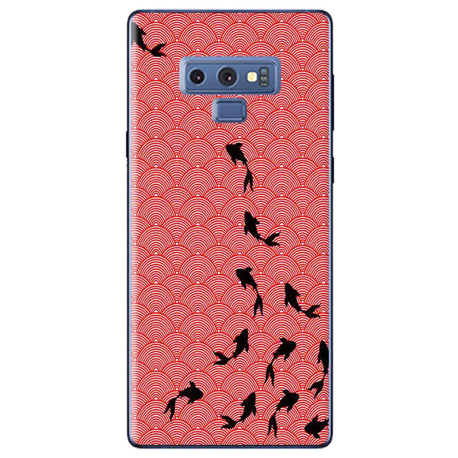 Ốp Lưng Dành Cho Samsung Galaxy Note 9 - Đàn Cá Đen