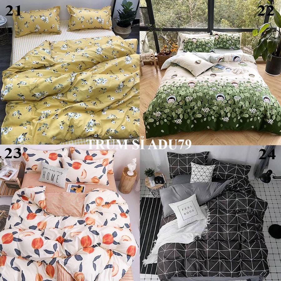 SET GA GỐI COTON KOREA NHẬP KHẨU, DRAP GIƯỜNG ĐẸP