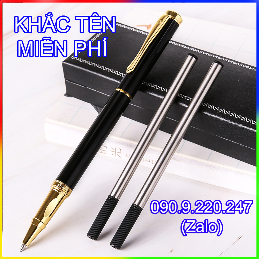 Bút Ký Tên Dạ Bi Kim Loại Phủ Sơn Bóng Cao Cấp B&J BJ002 dành cho doanh nhân, khẳng định đẳng cấp cá nhân, ngòi viết 0.5mm, thiết kế độc lạ