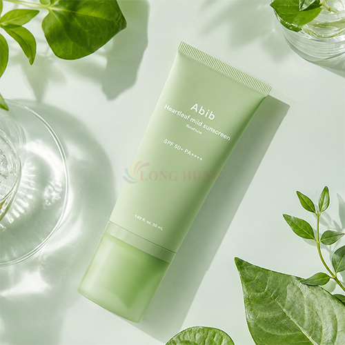 Kem chống nắng dưỡng da Abib Heartleaf Mild Sunscreen SPF50+PA++++ (50ml) - Hàng chính hãng