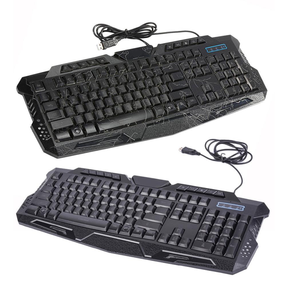 114 Sensitive Keys, 10 Multimedia Keys Keyboard for Working or Gaming