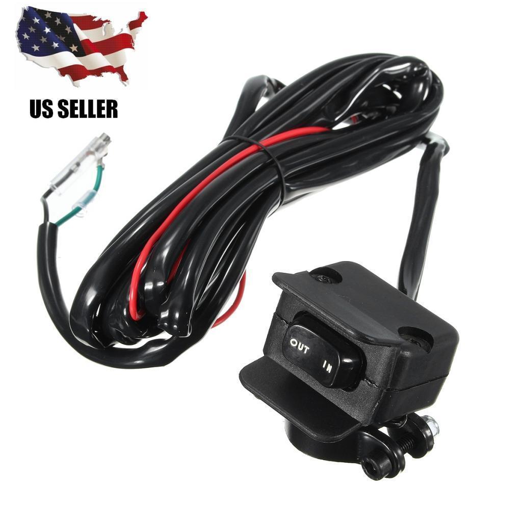 3 Meters 12V Winch Rocker Switch Control Line Kit for Motorcycle ATV