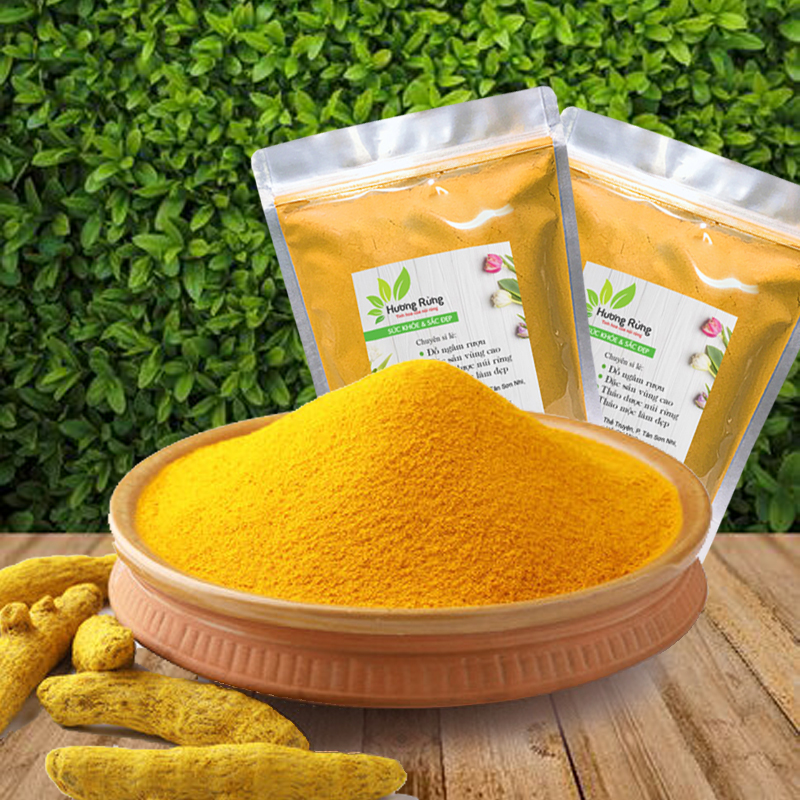BỘT NGHỆ VÀNG 200g nguyên chất, loại đẹp tự nhiên, cam kết chất lượng