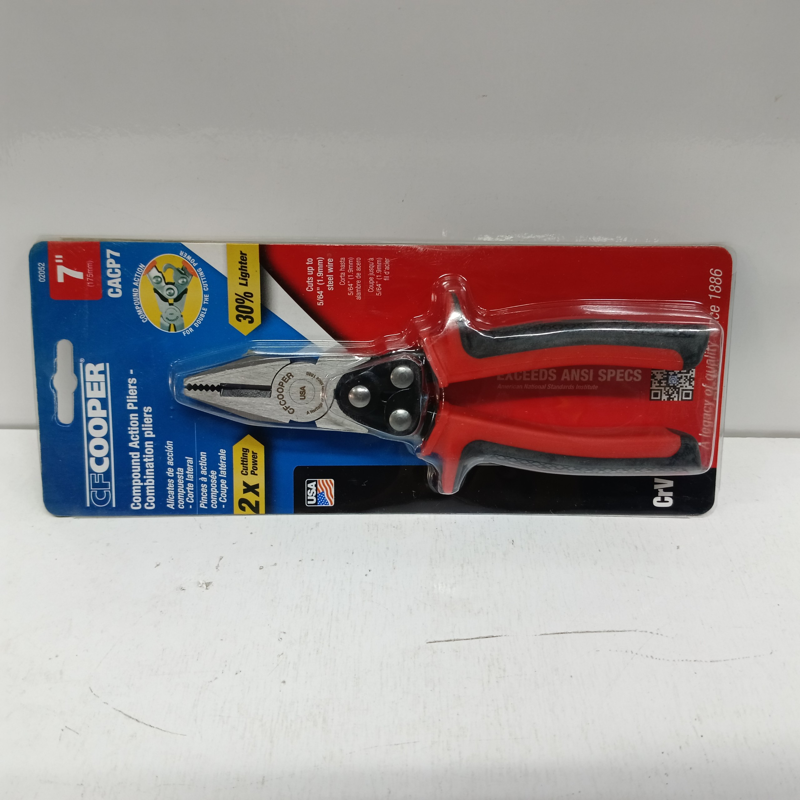 Kềm răng trợ lực CFCooper 7inch/175mm 02052