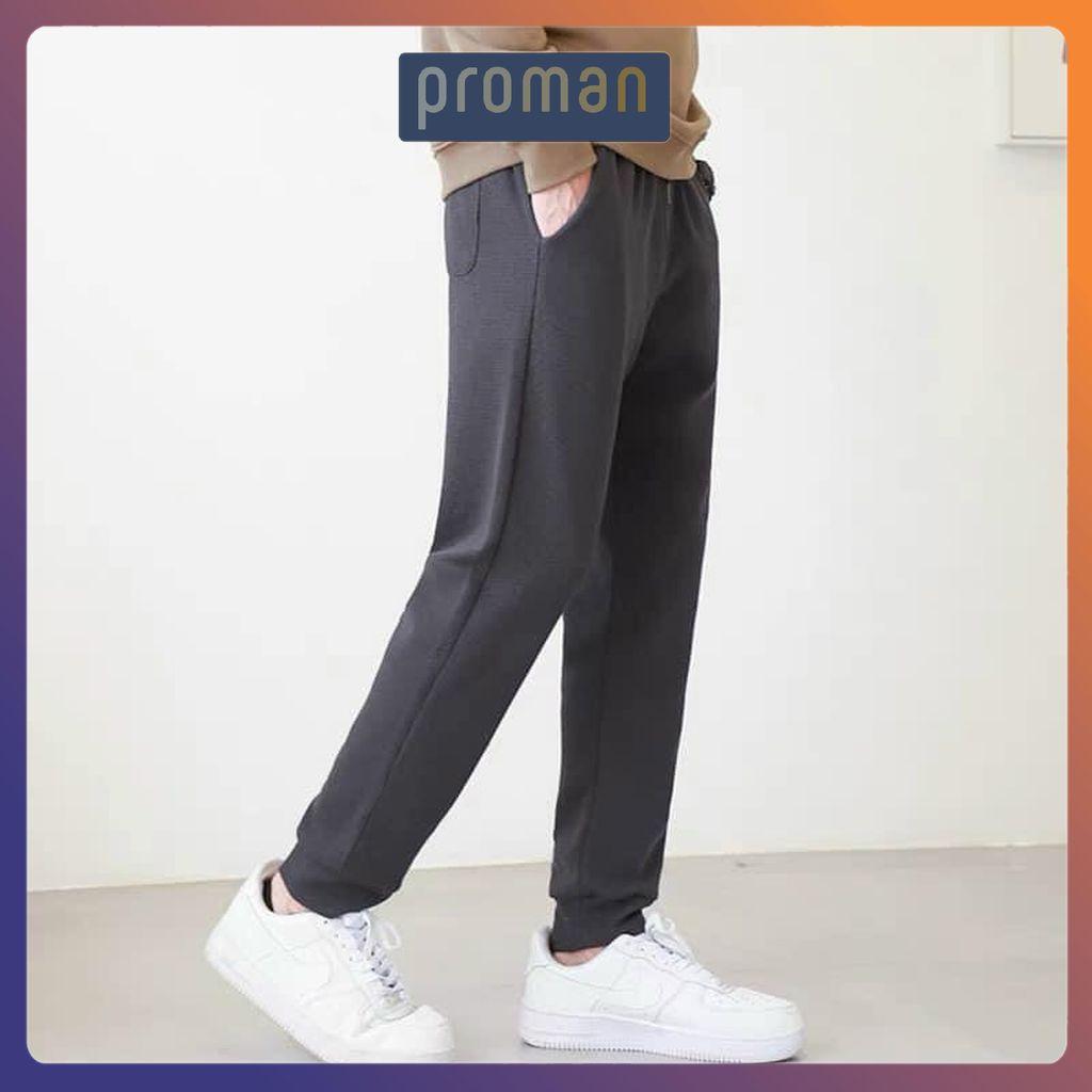 Quần Jogger nam nữ thể thao chất xốp, Jogger unisex dài phong cách trẻ trung JO05 - PROMAN