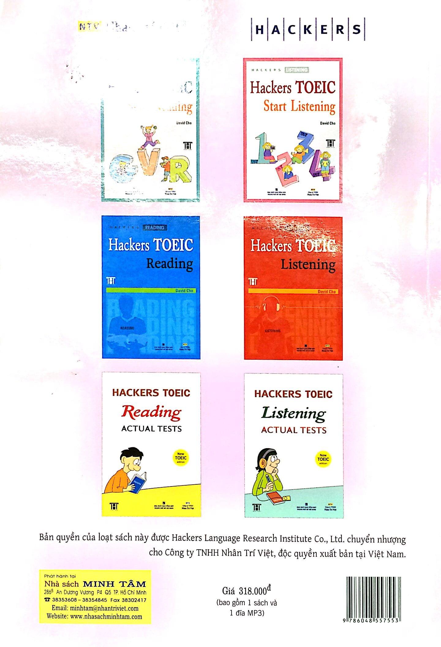 Hackers TOEIC Listening (Kèm CD)