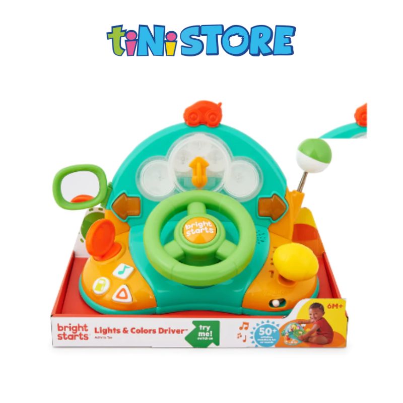 tiNiStore-Đồ chơi lái xe có âm thanh và đèn Bright Starts 52178