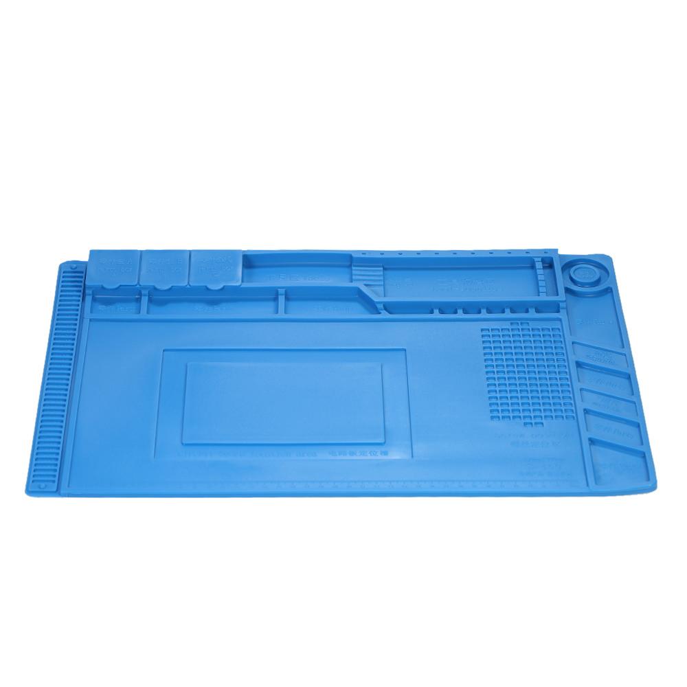 S-160 Magnetic Heat-resistant Soldering Mat Silicone Soldering Station Insulation Pad Repairing Tools Maintenance
