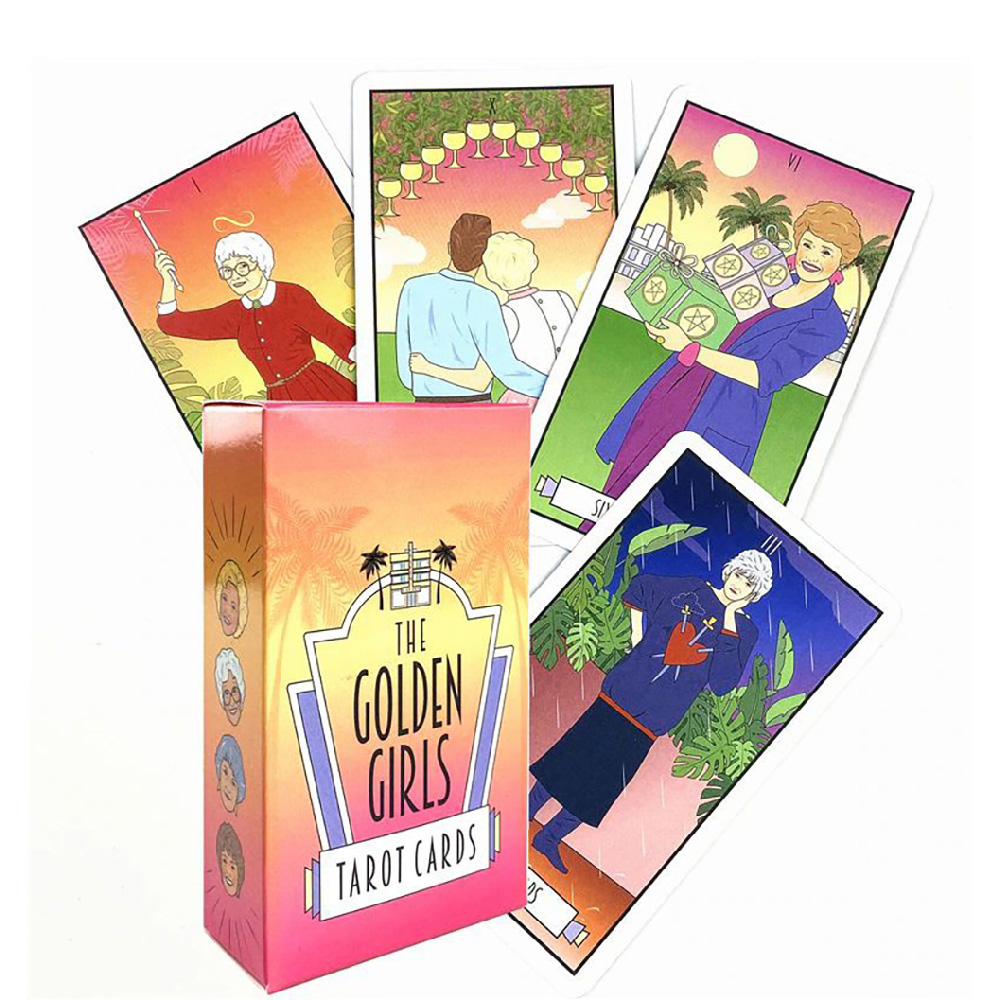 Bài Tarot The Golden Girls Tarot 78 Lá Bài Tặng Đá Thanh Tẩy