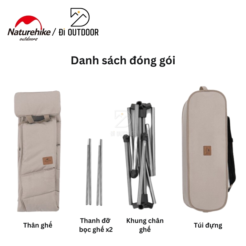 Ghế Võng Xếp Gọn YL11 Naturehike NH21JJ004 Ghế Dã Ngoại Thư Giãn- Đi Outdoor