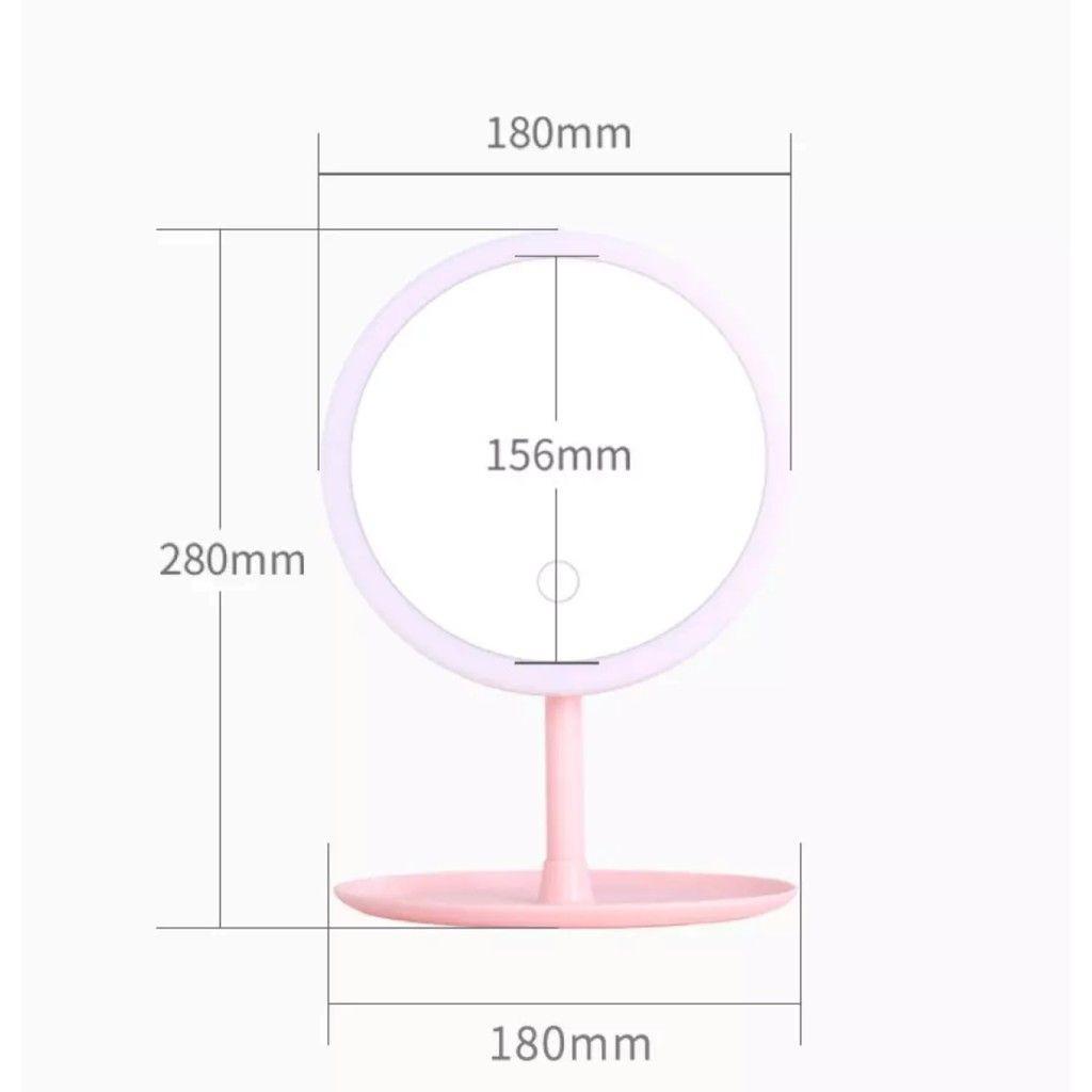 Gương Trang Điểm Có Đèn Led Cảm Ứng Tiện Lợi