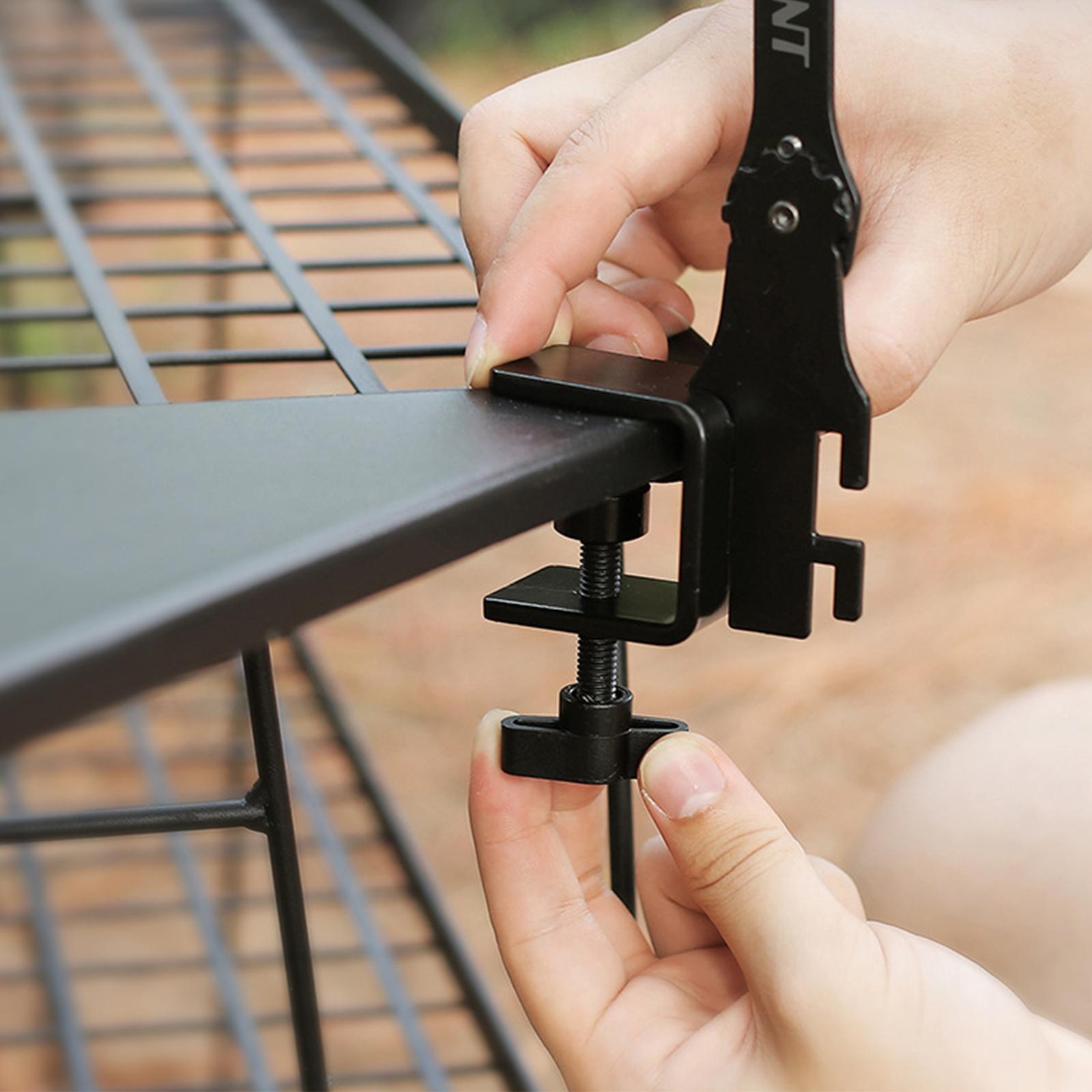 Camping Lantern Stand Camping Light Hanging Pole for Backpacking Outdoor BBQ