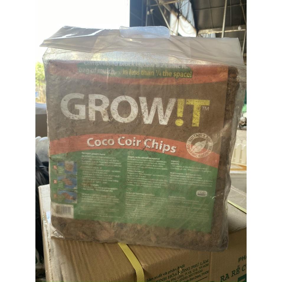 SƠ DỪA ĐÓNG KIỆN Grow!t Coco Coir Chips , LÀM GIÁ THỂ TRỒNG CÂY, HOA , HOA LAN ,THÚC ĐẨY PHÁT TRIỂN CỦA