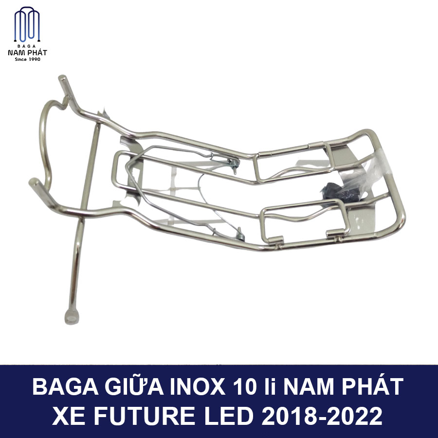 Baga giữa 10 li Future Led Future 125 FI 2018-2022 Inox / 7 Màu Nam Phát