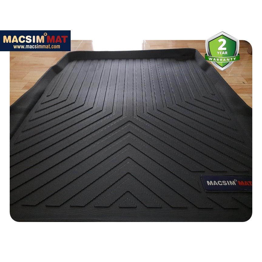 Thảm lót cốp xe ô tô Mercedes S class S400L/S320L 2014-2020 nhãn hiệu Macsim chất liệu TPV cao cấp màu đen