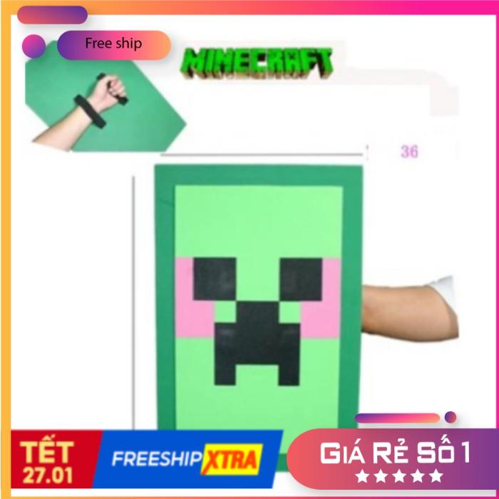 Khiên Minecraft hình creeper chính hãng