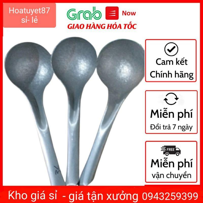 Muôi múc phở - canh - cháo bằng nhôm gò loại to đầy dặn